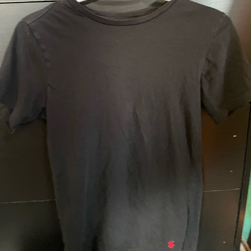 Plain all black polo T-shirt never worn